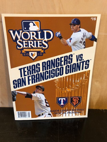 2010 world series program - world,