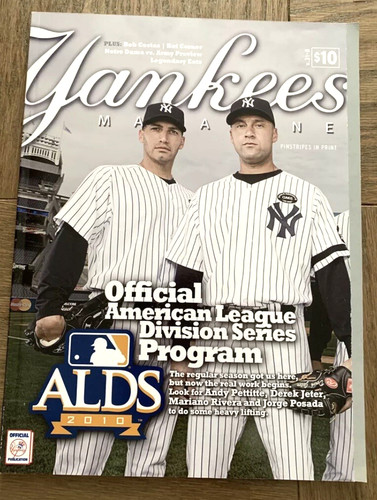 Yankees program alds derek - ny,