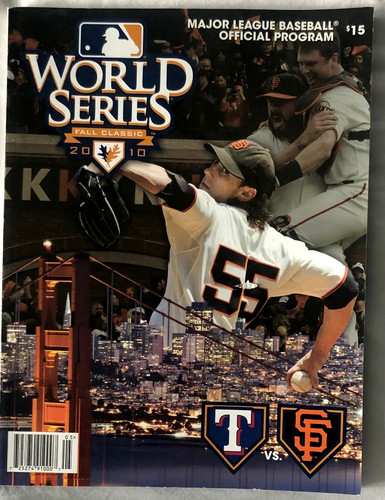 2010 world series program - world,